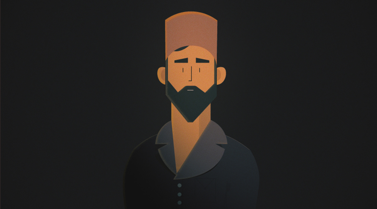 styleframe Character old man chess negar ILLUSTRATION  motion graphics  king