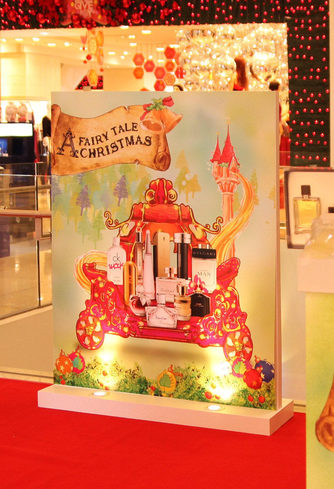 Christmas perfume Booklet Promotional season fairytale romantic Princess wonderland dream dreamy