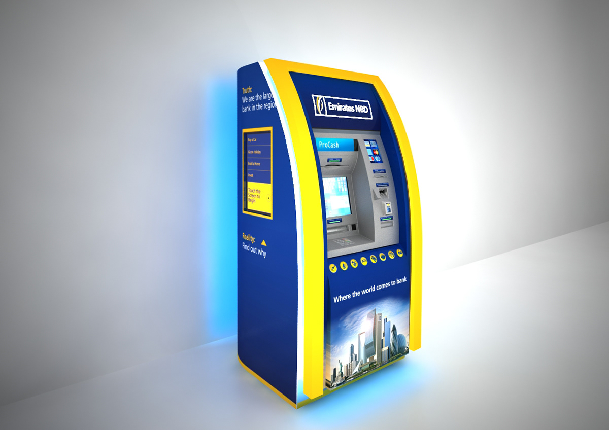ATM user experience Interface dubai UAE