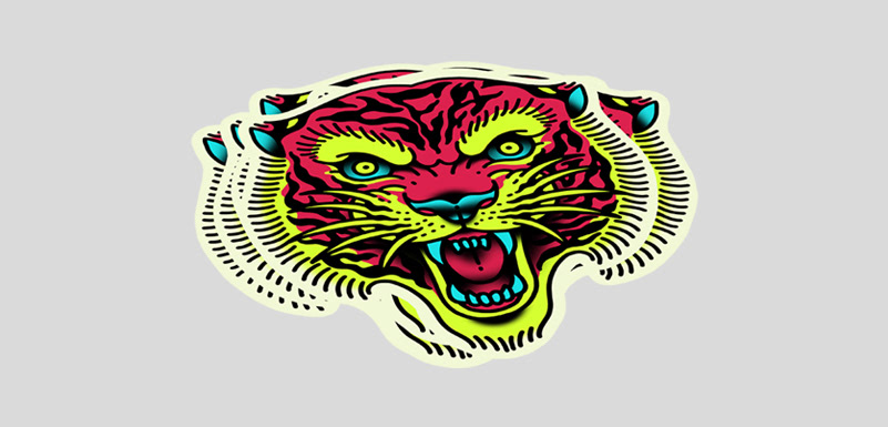chelsea grin Merch shirt print design artwork tiger migy fonacier band merch