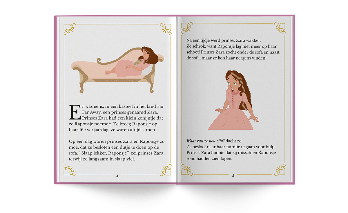 book fairytale story ILLUSTRATION  disney gift Princess