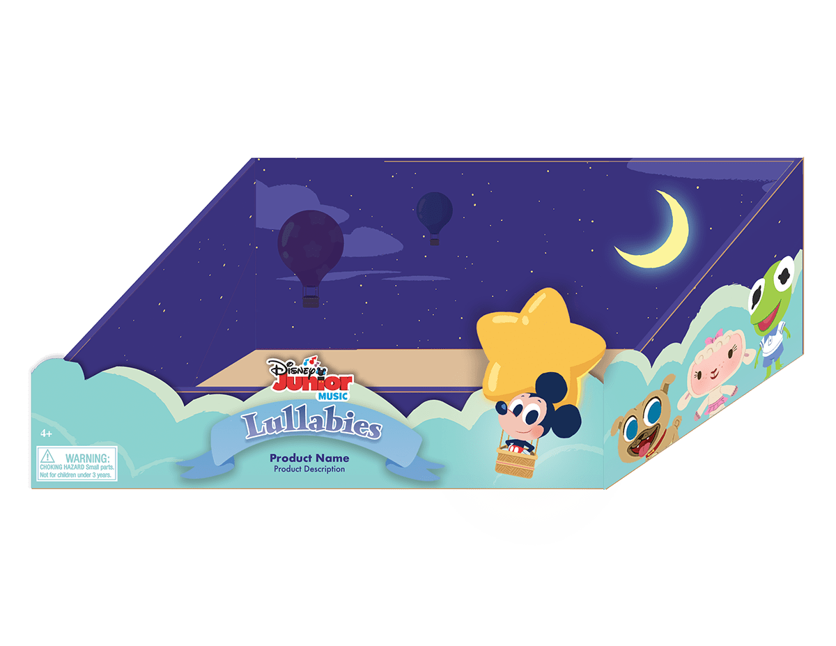 box children design graphic kid night Packaging tag toy visual