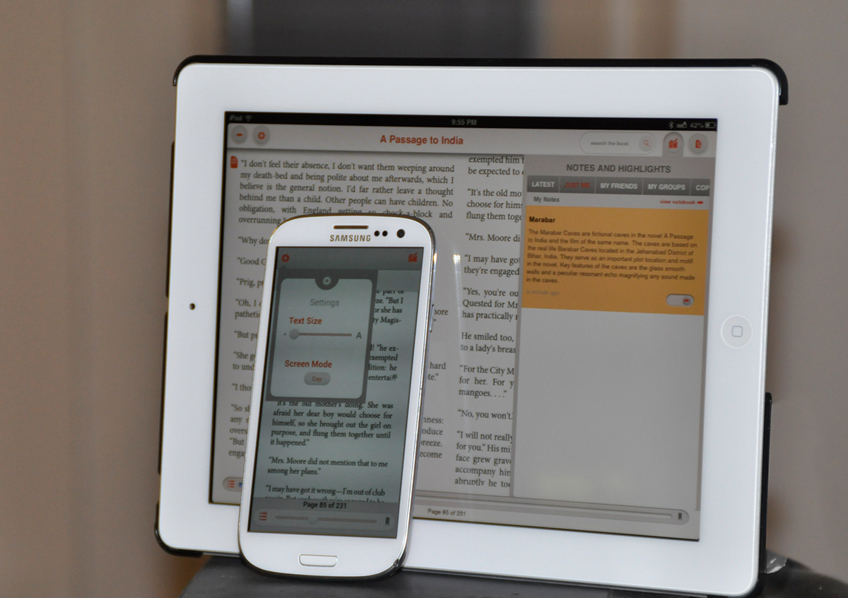 mobile IxD eReader  ePaper eink tablet social