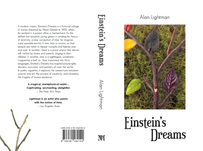 einstein's dreams book cover print transparency paper interactive postcard
