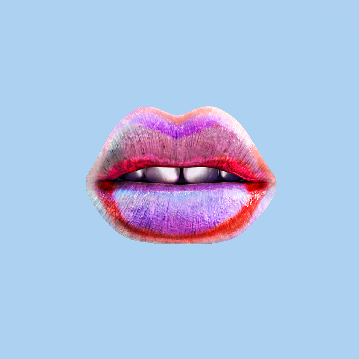 lips beauty makeup CGI 3D design ILLUSTRATION  abstract surreal minimal