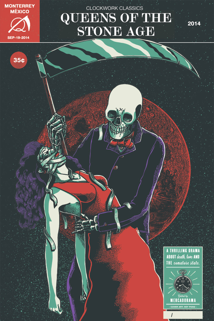 Queens Of The Stone Age Poster on Behance
 Queens Of The Stone Age Poster 2014