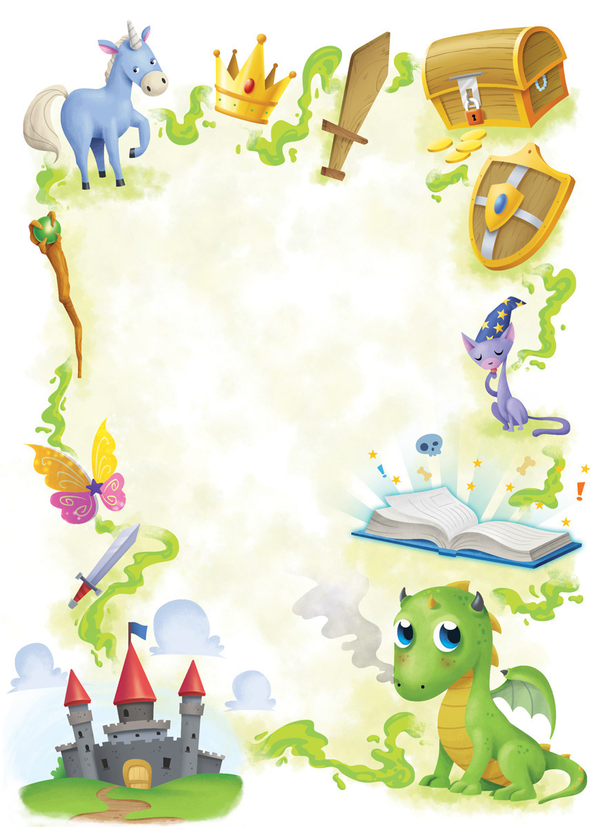 child children gabriel herrera gabulus Illustrator ilustrador fantasy fantasia dragon witch skull page