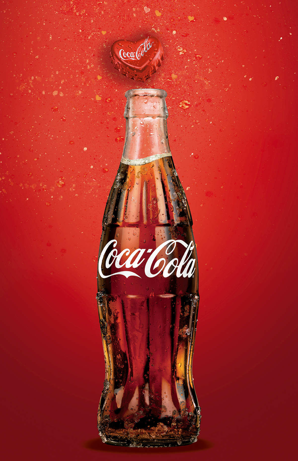 coke cocacola botellaunica ogilvy rednet art design