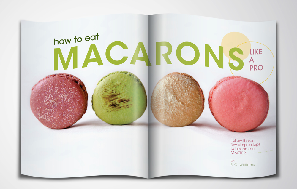 magazine Food  Photo Retouching Layout editorial
