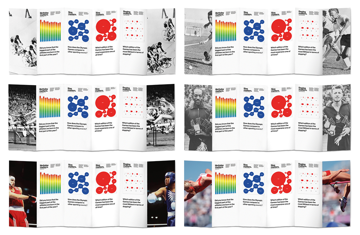 Olympic Games swiss poster infographics Olympic matters visualization