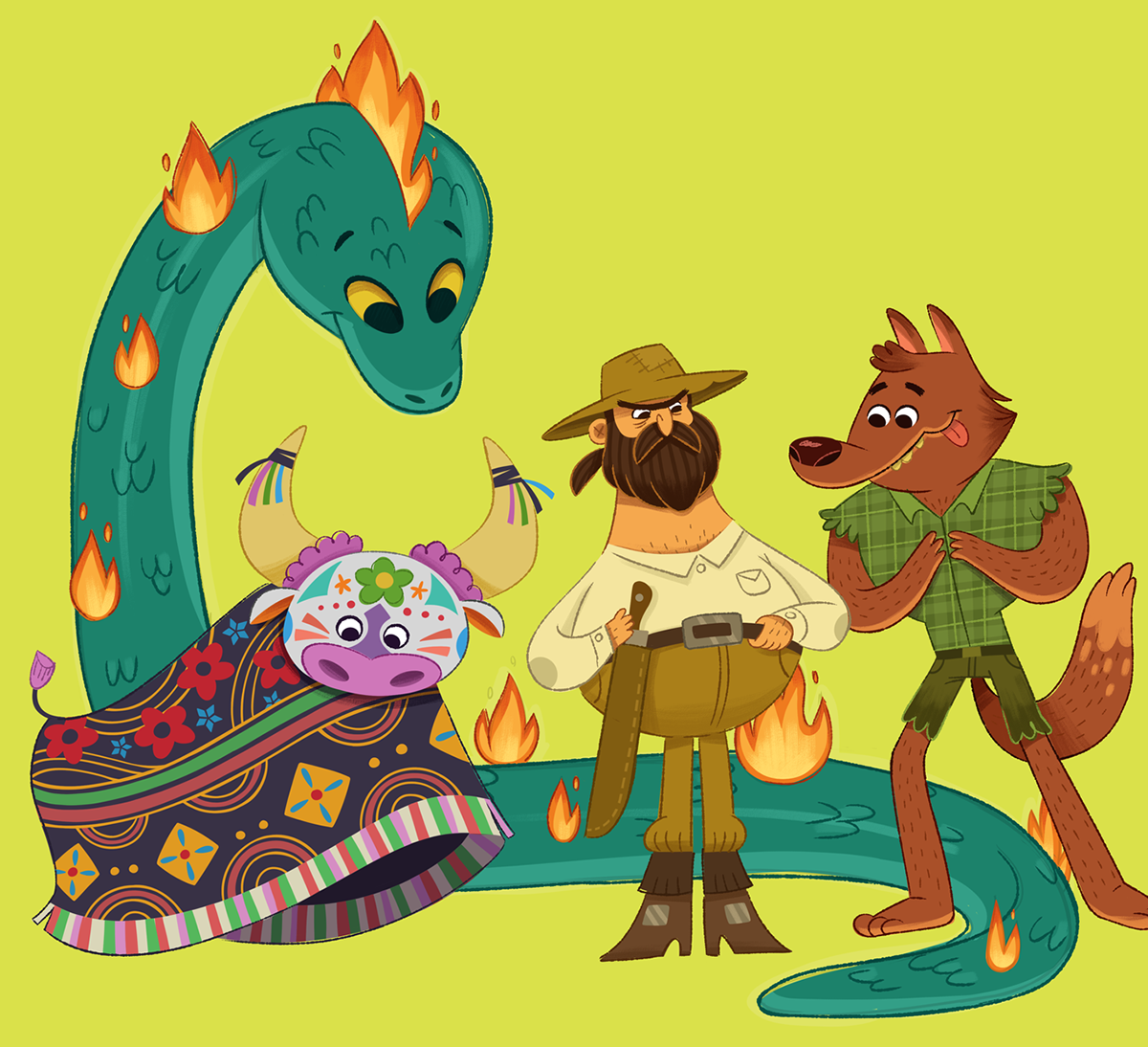 Character design  children illustration fairytale Folklore kidlit mermaid kids illustration mithology editorial Digital Art 