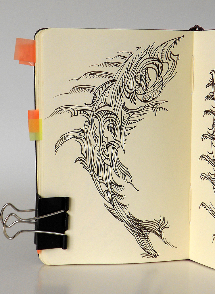 sketchbook  gereksiz taramalar moleskine Rotring lamy
