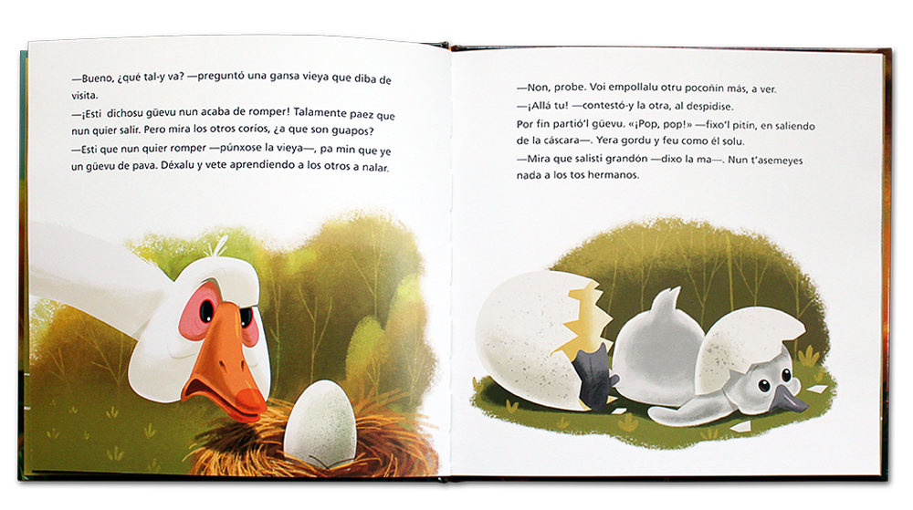 Album book children illustration classics duckling ilustración infantil libro patito patito feo Picture book