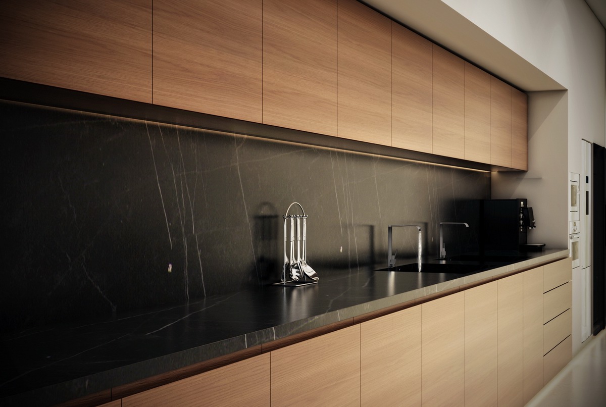 kitchen CG interior design  modern dubai decoration house