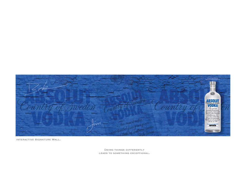 brand building Absolut vodka Spirits food & beverage