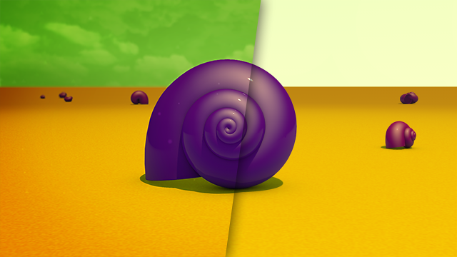 caracol snail bestiarium 3D
