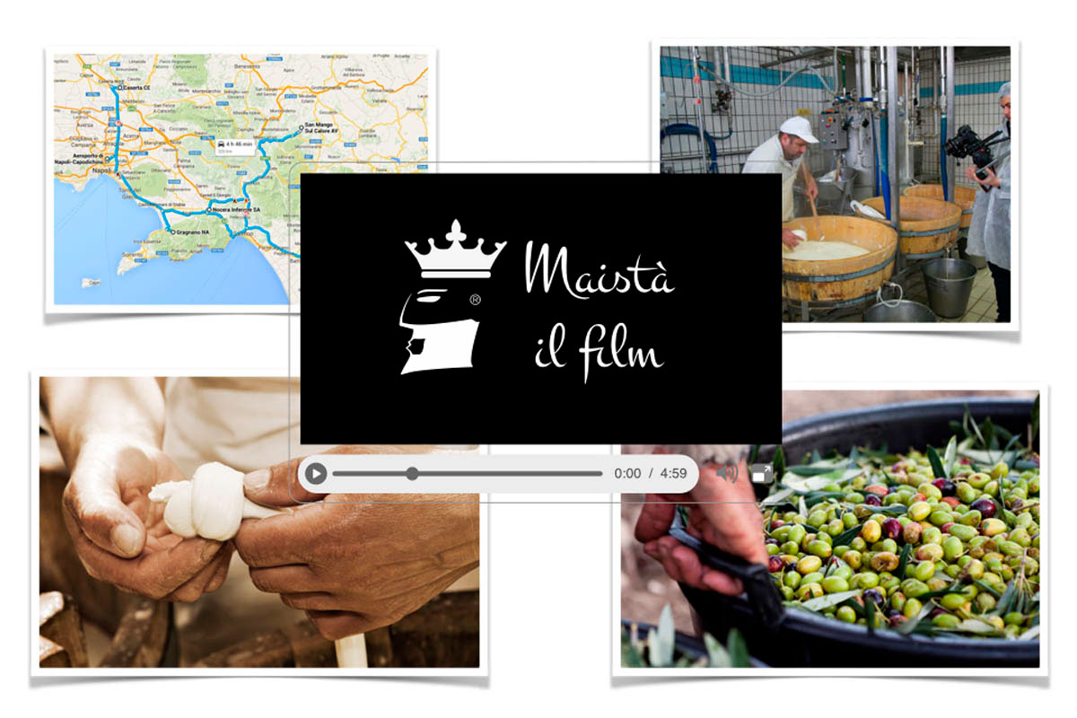 branding  Creative Direction  video trip for work Campania food mozzarella