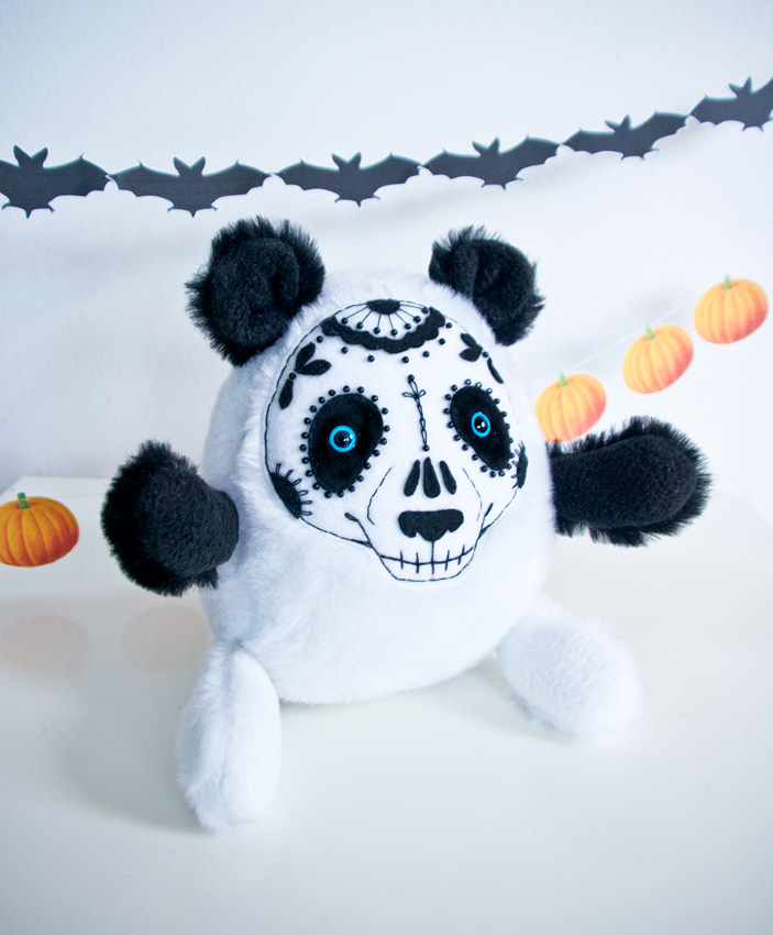 entala sugar skull skull sugar skull toy plush toy sugar skull panda Panda 