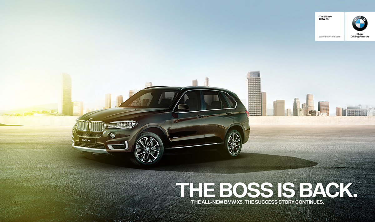bmw x5 campaign automotive   print f15 automobile car Cars BMW ads