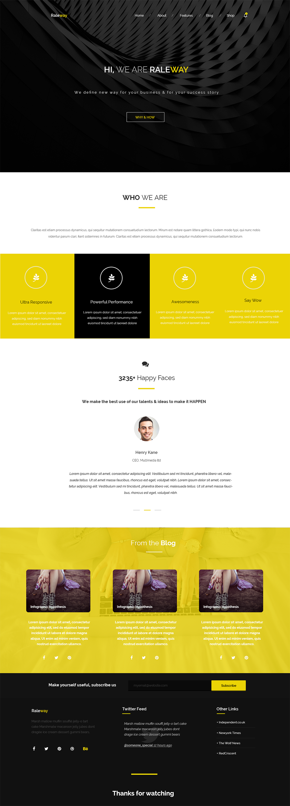 free psd free web template psd for agency
