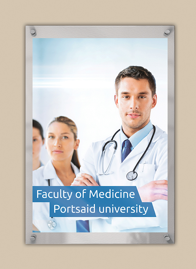acrylic poster University medicine