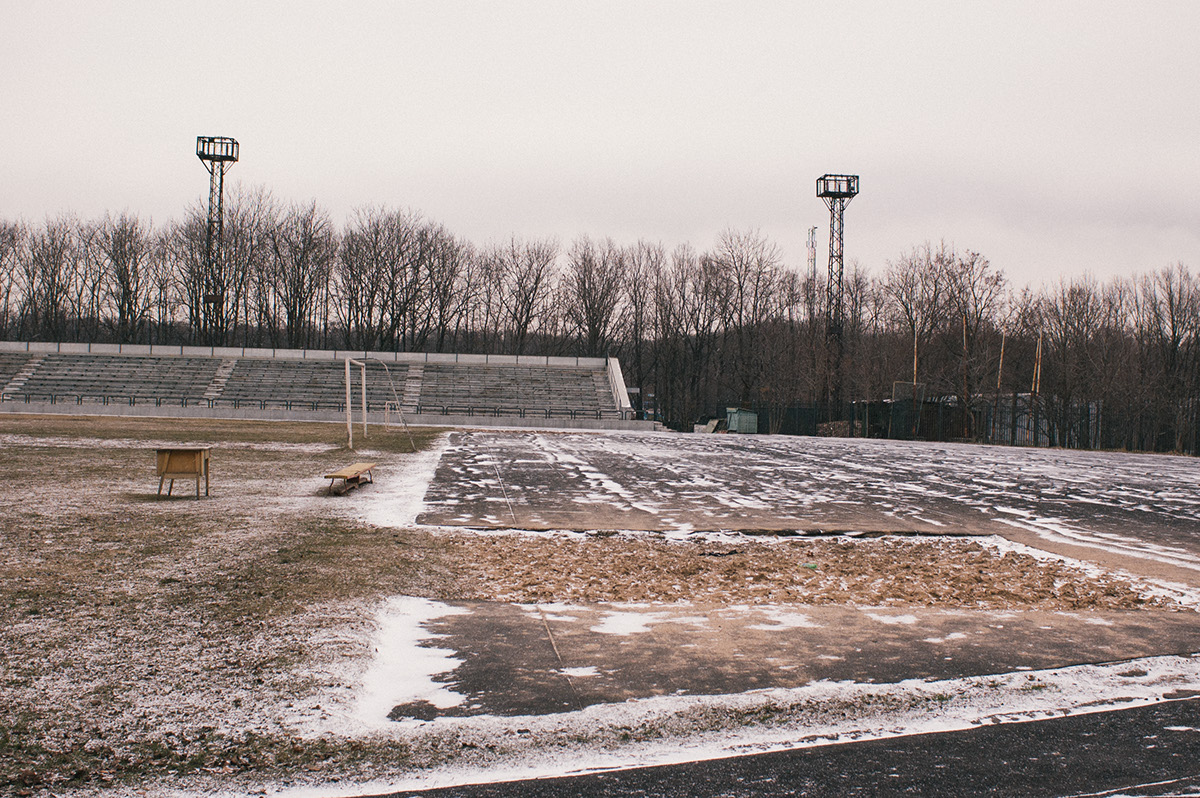 Landscape Moscow Russia cccp ussr Urban empty forgotten sport football