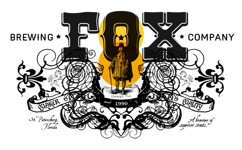 heroic letterheads George FOX brewing company premium quaker Quality