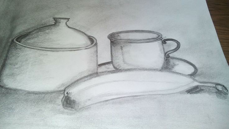 pencil sketching water colour