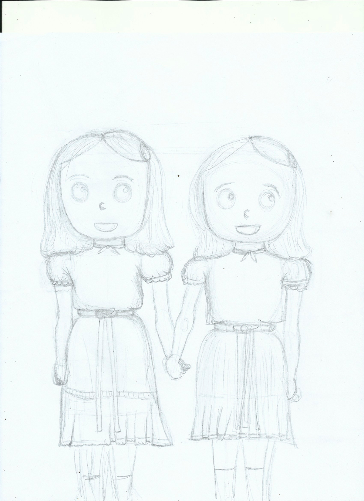 redrum lapiz boceto dibujo draw art sketch Twins shining danny movie Cinema characters evil Style