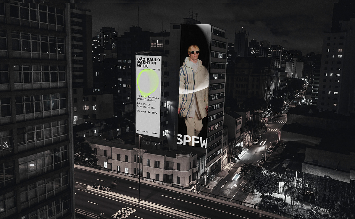 FREIHEIT STUDIO Sao Paulo Fashion Week SPFW branding  Fashion  graphic design  motion graphics 