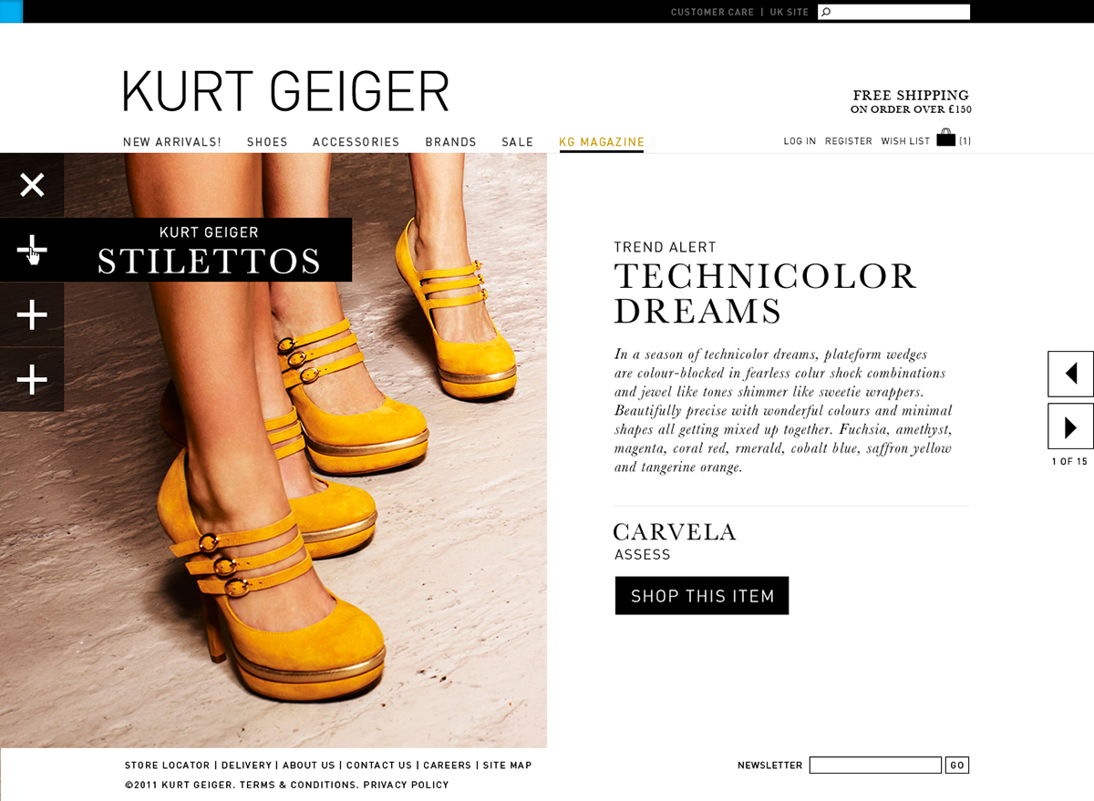 shoe Web Web Design  e-commerce Fashion 