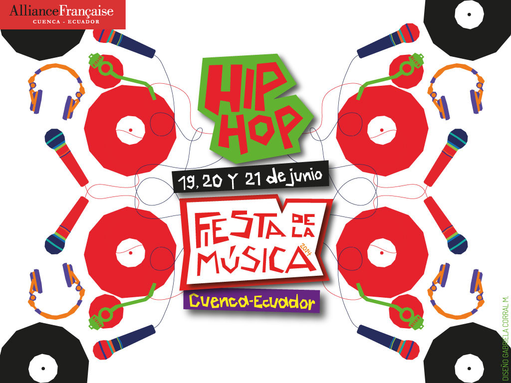 FETE DE LA Musique fiesta musica colores camaleon colorido alegre festival alegria cuenca Ecuador alianza francesa Alliance Francais French