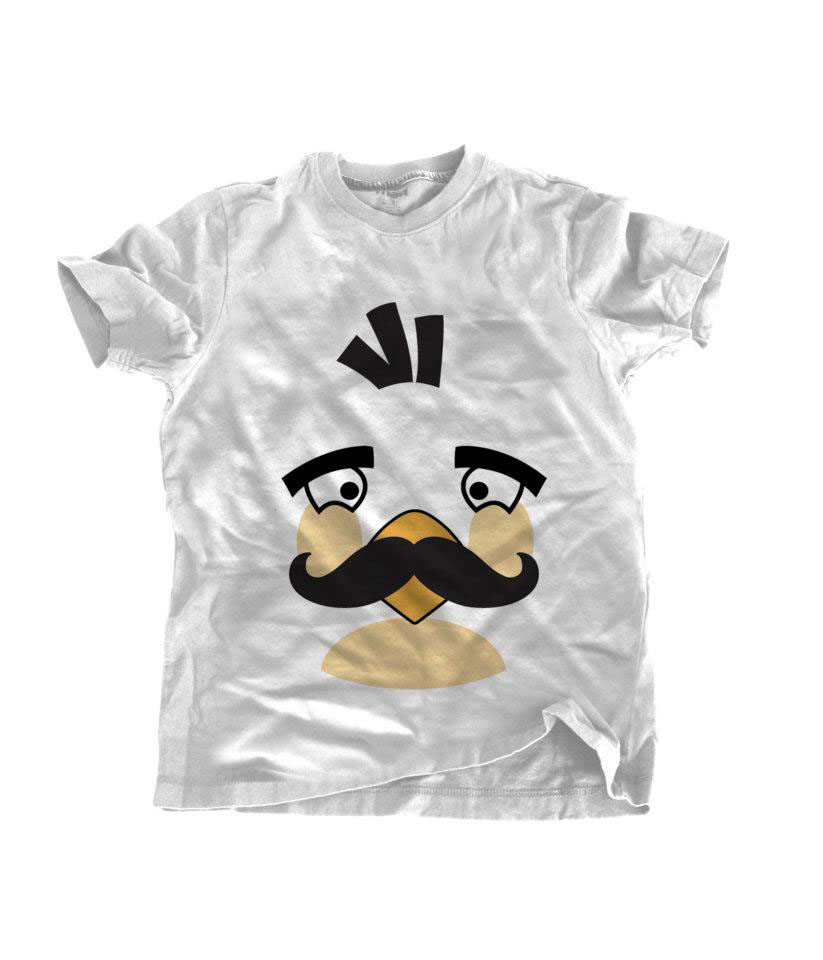 angry birds angry moustache poster birds canvas red orange blue black White green yellow texture t-shirt