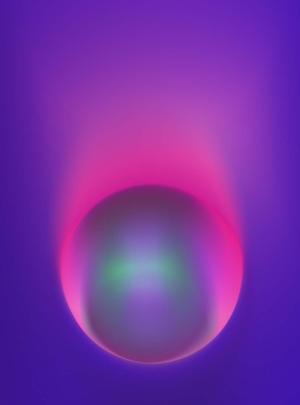 color theory pastel pink circle gradient soft blur mood sphere