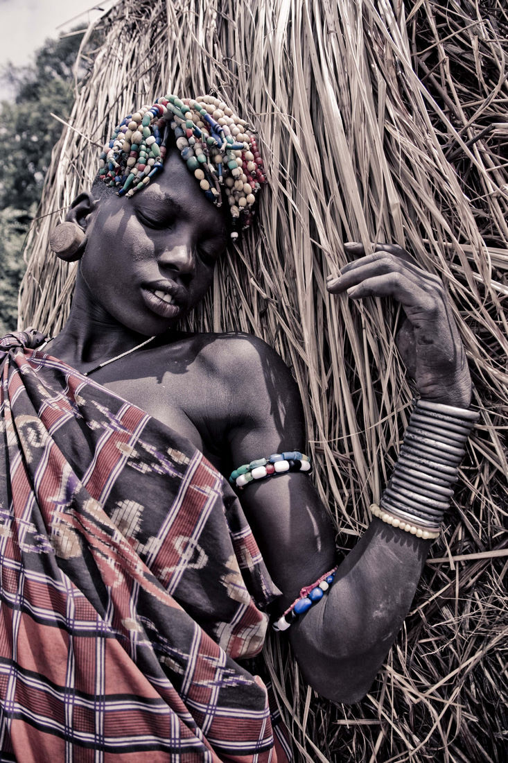 ethiopia mursi tribes africa travel photo
