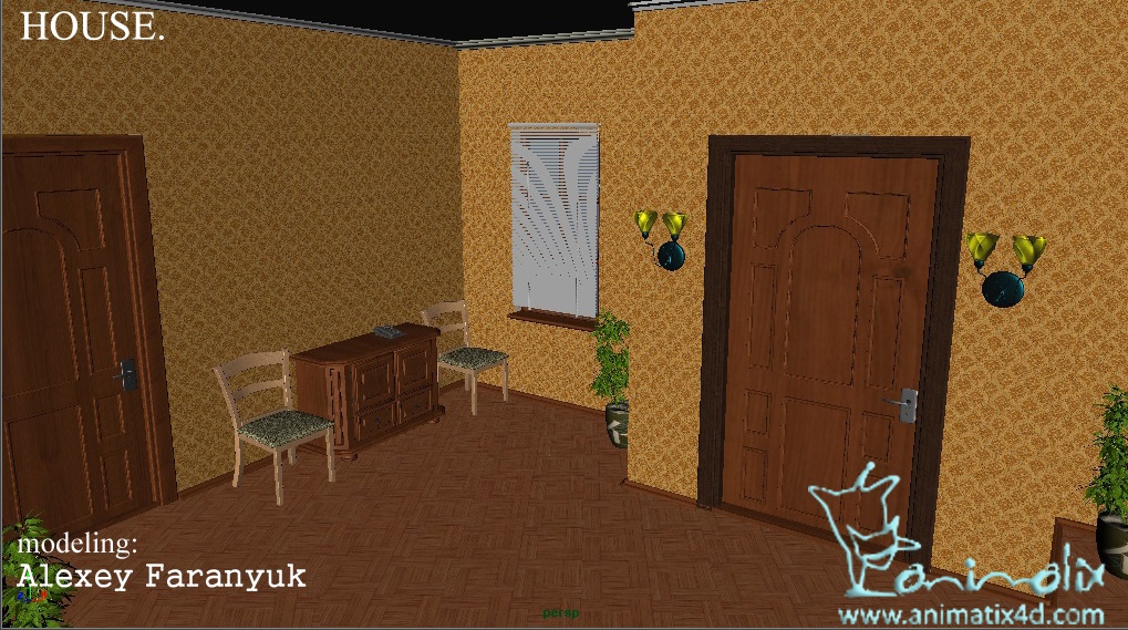 house 3D model Interior