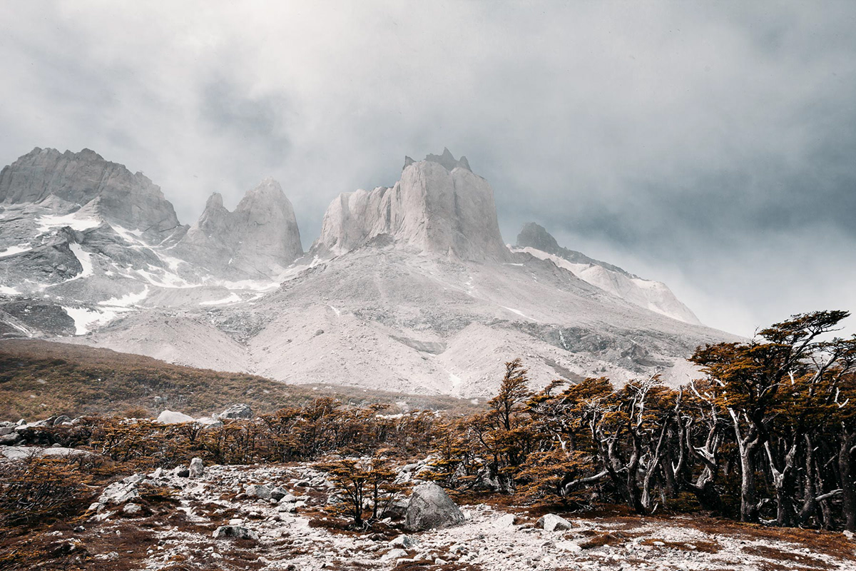 chile patagonia torres del paine mountains snow Nature wild adventure