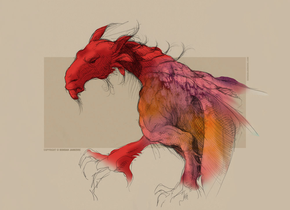 dragon digital illustration