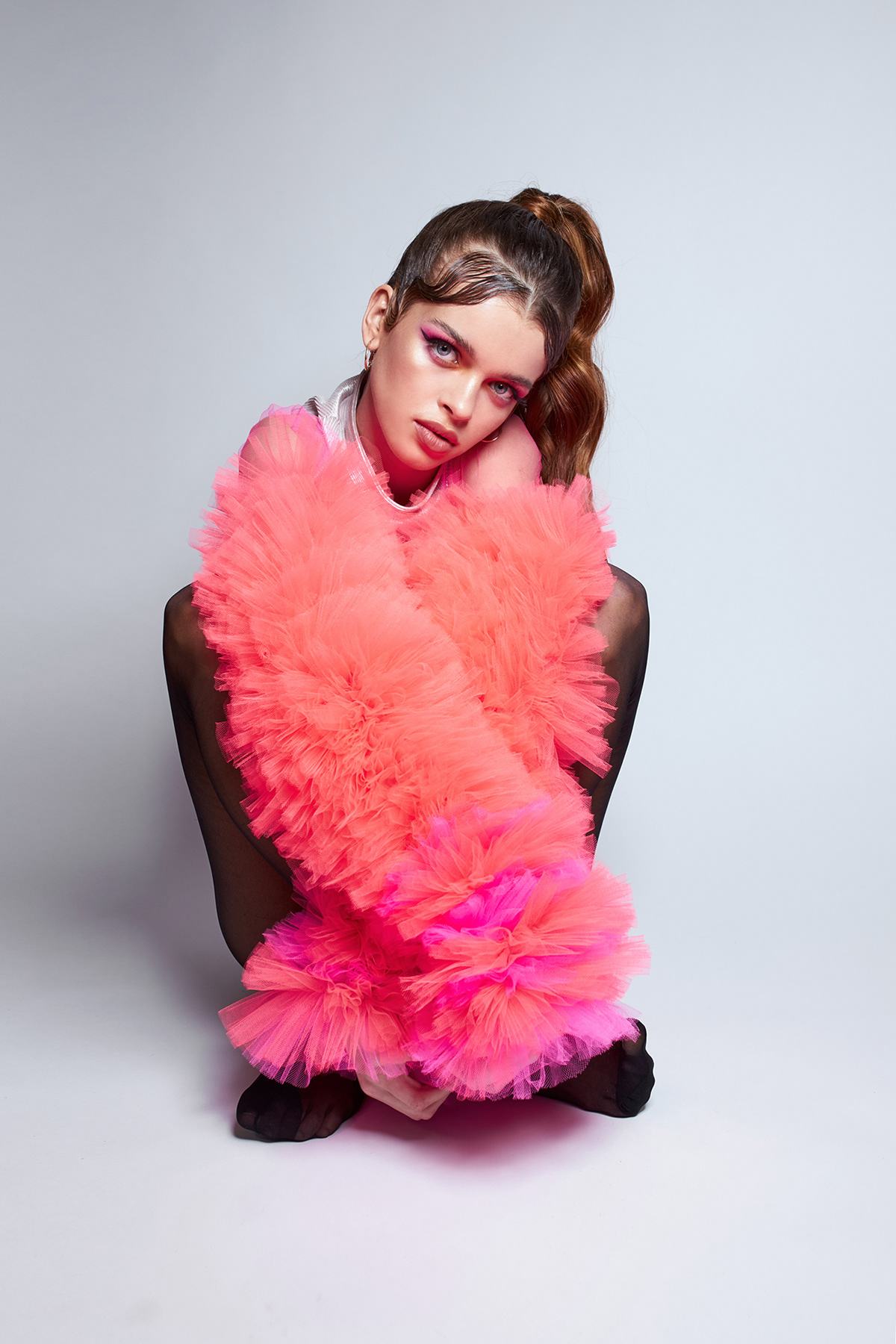 design designer Fashion  model Photography  pink poland portrait