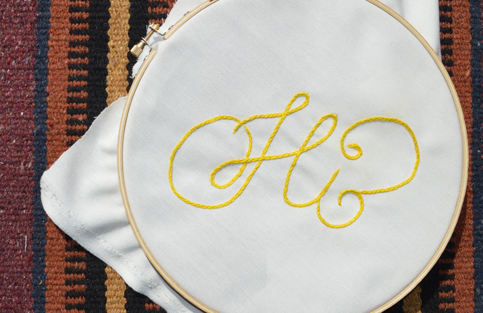 hello fiber arts Embroidery embroidery typography embroidery type thread and needle embroidery font embroidery art needlework typography embroidery lettering