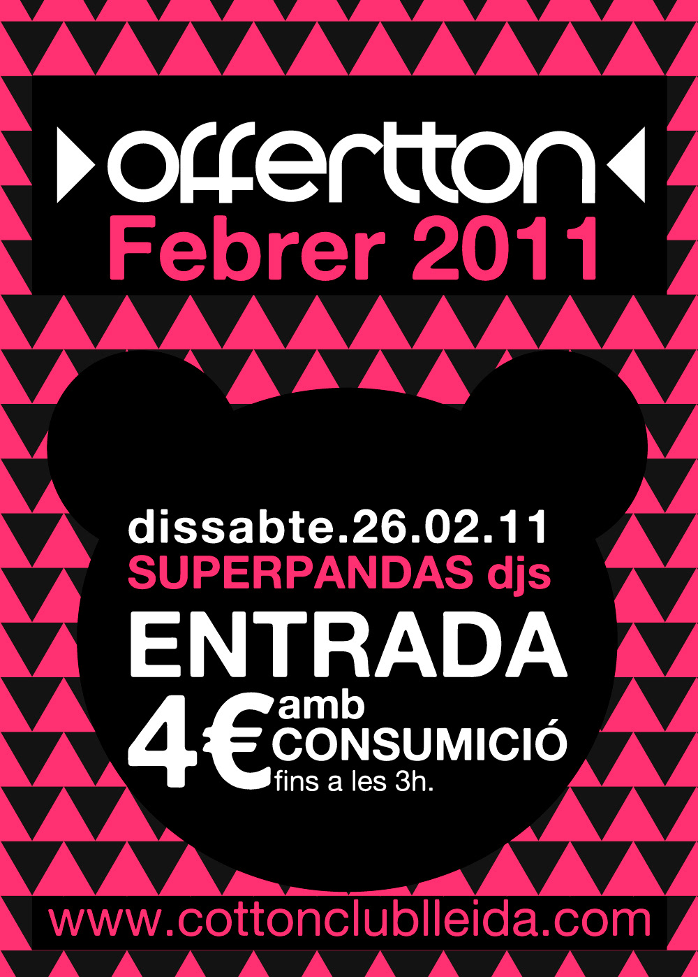 cottonclub cotton club Lleida design marc marzenit electro techno as poster logo redisign
