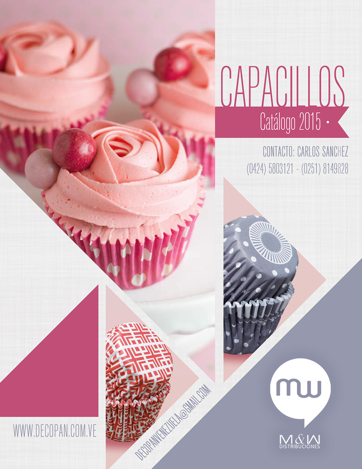 cover poster company decopan Portada catalog catalogo pastry digital cupcake cake