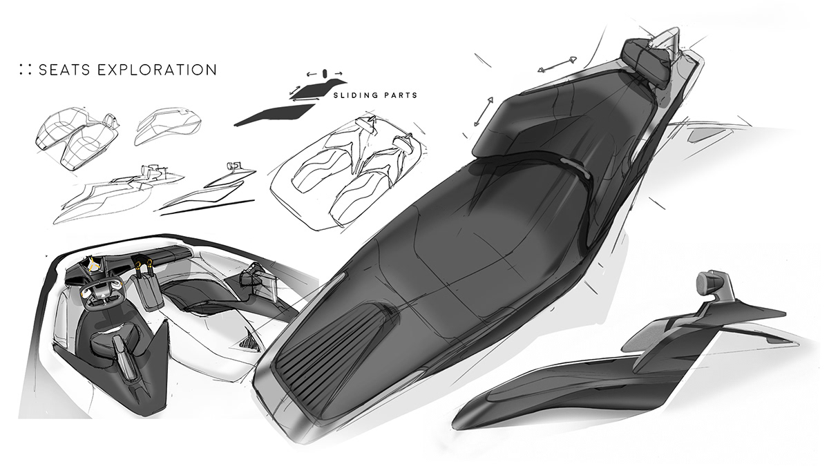 3D car concept design Digital Art  Drawing  ILLUSTRATION  painting   sketch Weapon