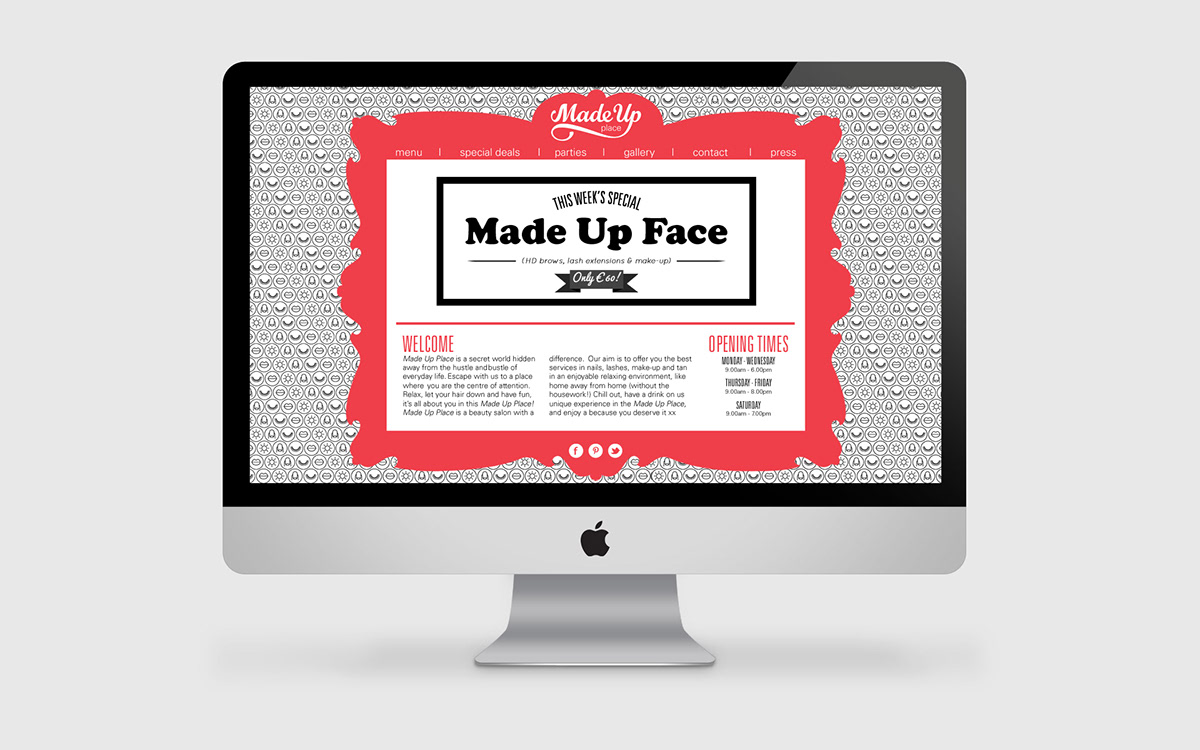 brand identity make-up pattern packaging design UX design Website Design Icon symbols