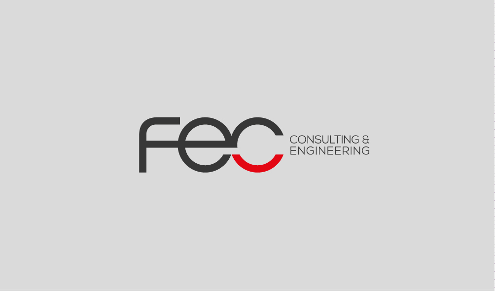 fec Consulting engineer lebanon red Equal typo logo font
