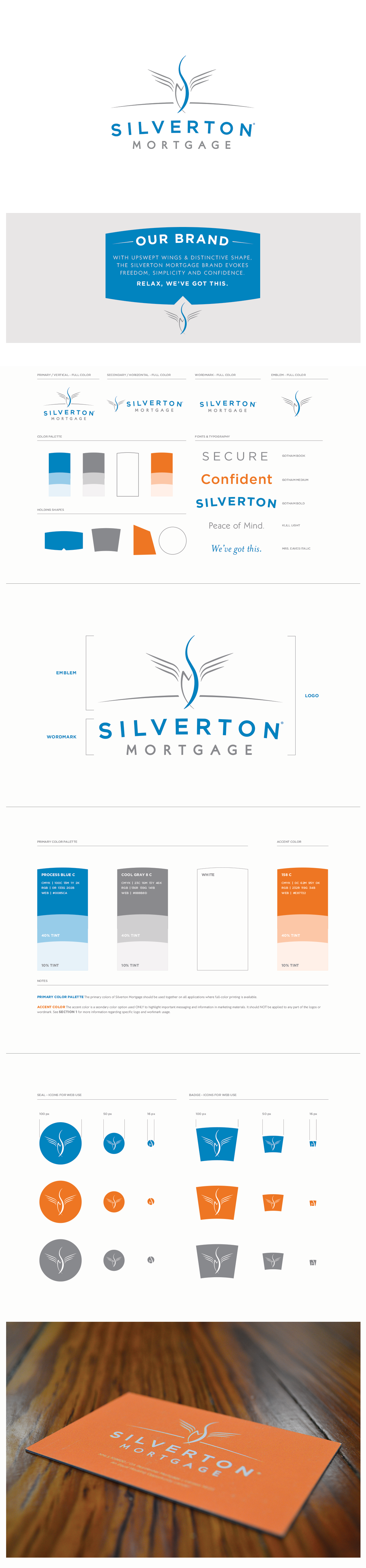 Silverton Mortgage bird bird logo Mortgage agency Brand Development presentation