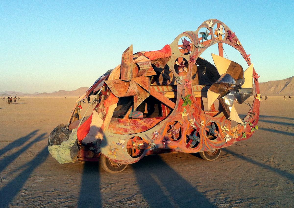 Burning Man  art car mutant vehicle