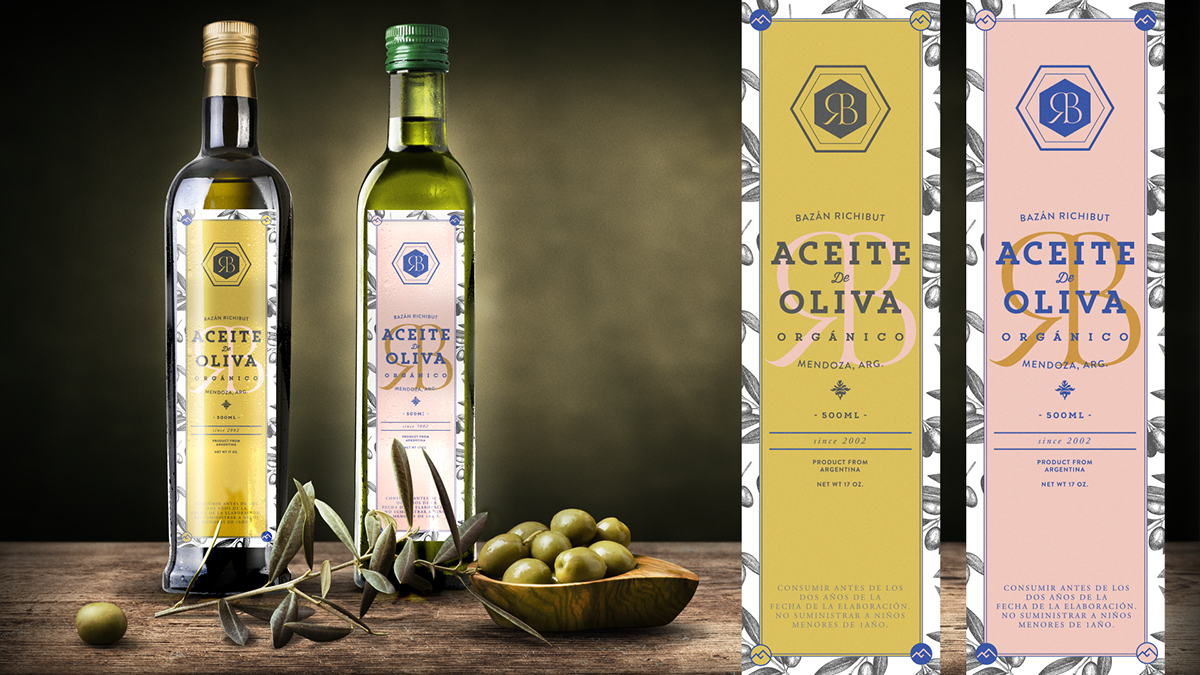 color typo brand wine honey olive
