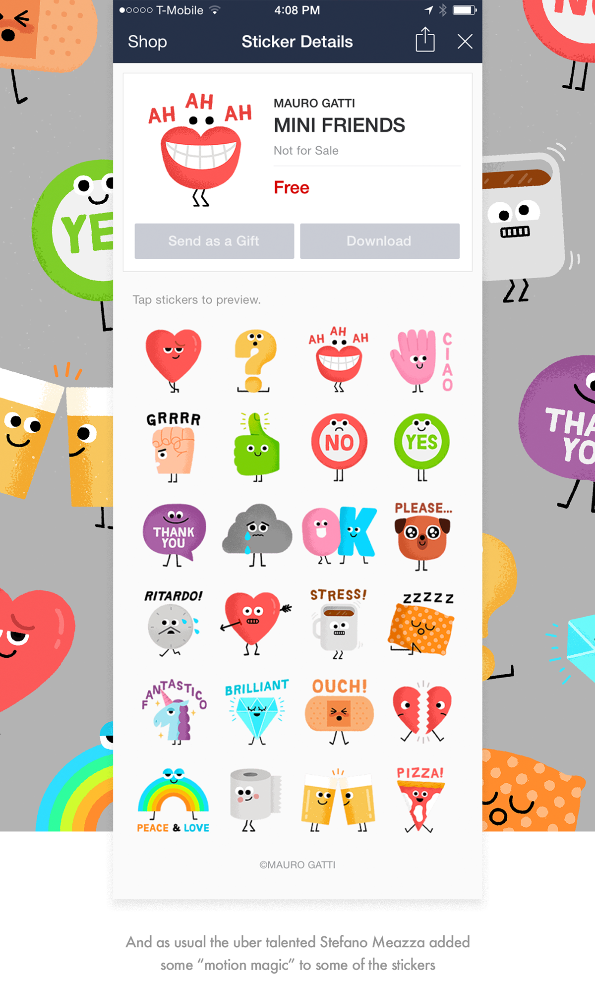 Adobe Portfolio Icon stickers Emoji line mobile messagging characters Fun Chat japan free download free download