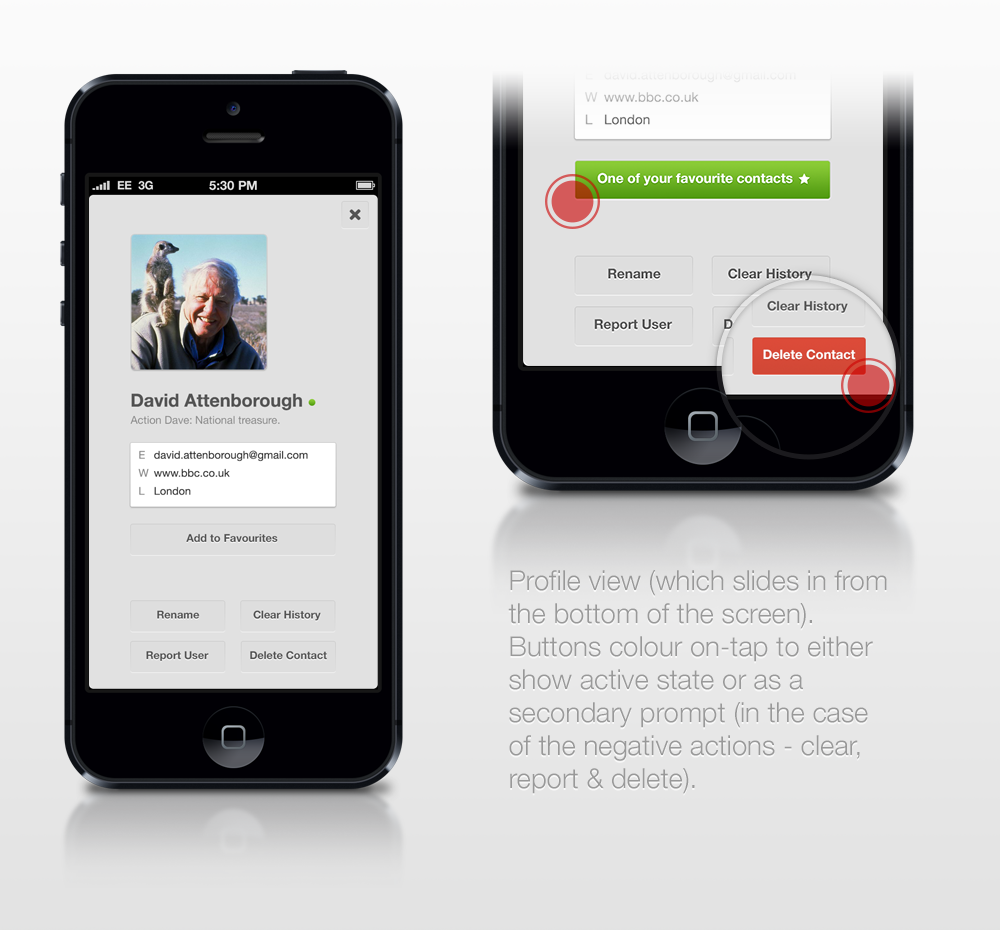 google  google chat  google talk  gchat  gtalk  iOS  apple  app  UI  chat app  Concept  mockups  interface design  App design